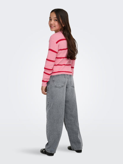Only Mädchen Strickpulli Streifen Geschenkidee KOGFRANCA