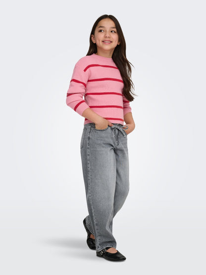 Only Mädchen Strickpulli Streifen Geschenkidee KOGFRANCA