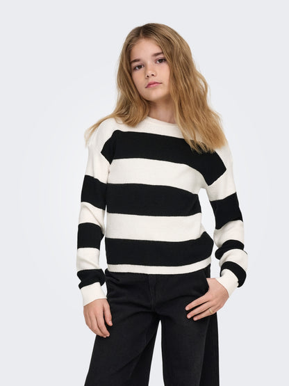 Only Mädchen Strickpulli Streifen Geschenkidee KOGFRANCA