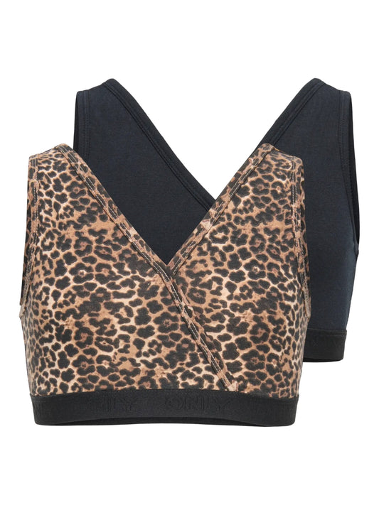 Only Mädchen Bustier KOGLOLA LOGO 2er Pack 15359395