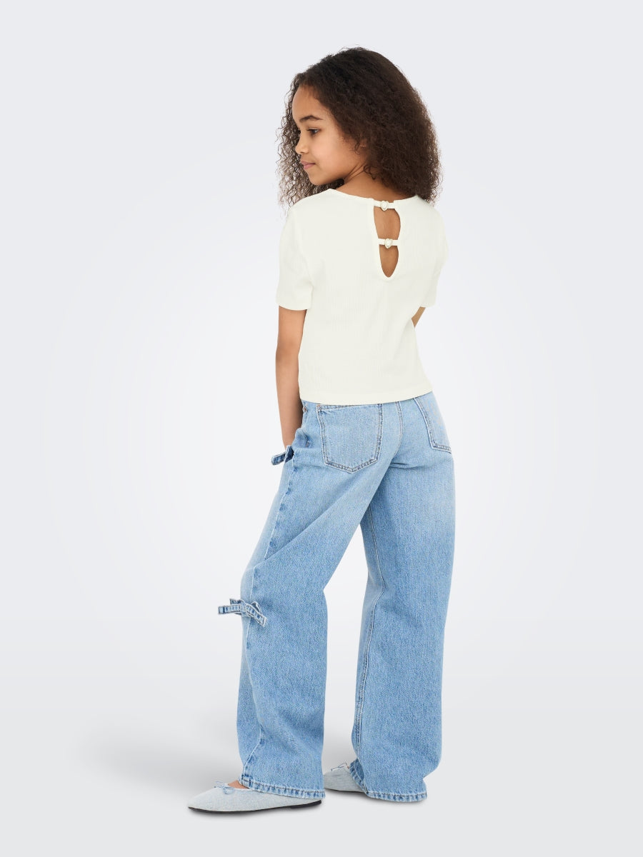 Only Mädchen T-Shirt Rippshirt KOGRENE 15342476