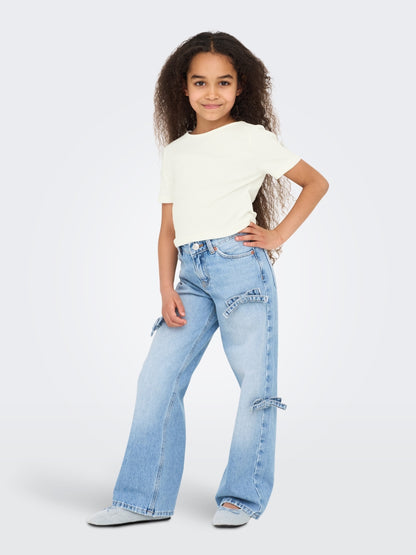 Only Mädchen T-Shirt Rippshirt KOGRENE 15342476