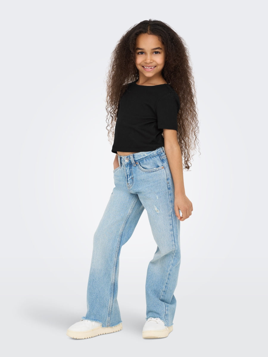 Only Mädchen T-Shirt Rippshirt KOGRENE 15342476