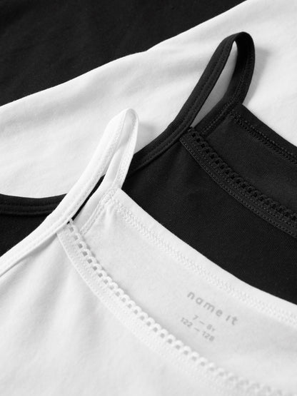 Name it Mädchen Unterhemd Top NKFSTRAP 4er Pack 13243389