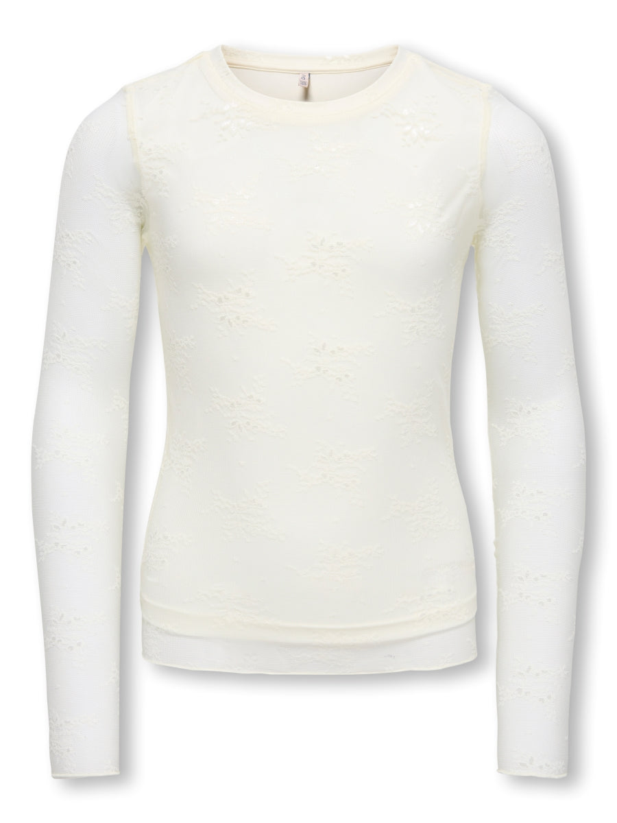 KIDS ONLY Mädchen Spitzenshirt KOGLOUI 15368513