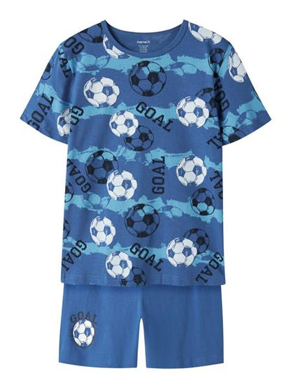 Name it Jungen Schlafanzug kurz NKMNIGHTSET Fußball 13257123