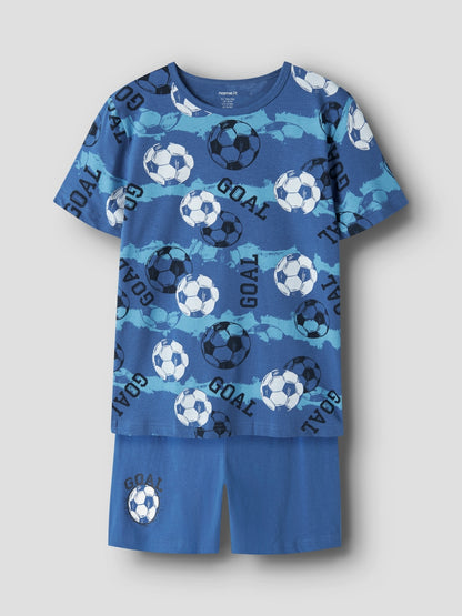 Name it Jungen Schlafanzug kurz NKMNIGHTSET Fußball 13257123