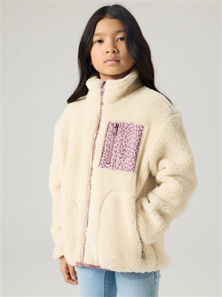 Name it Mädchen Teddyjacke Fleecejacke Übergangsjacke 13237747 NKFMONICA Leo