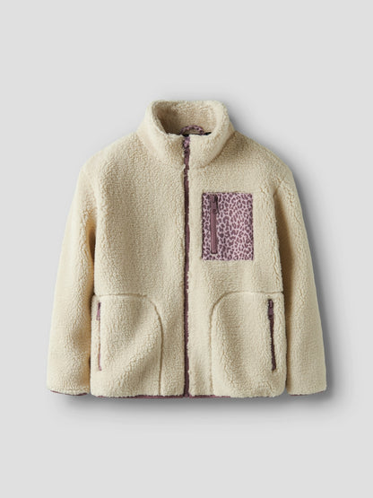 Name it Mädchen Teddyjacke Fleecejacke Übergangsjacke 13237747 NKFMONICA Leo