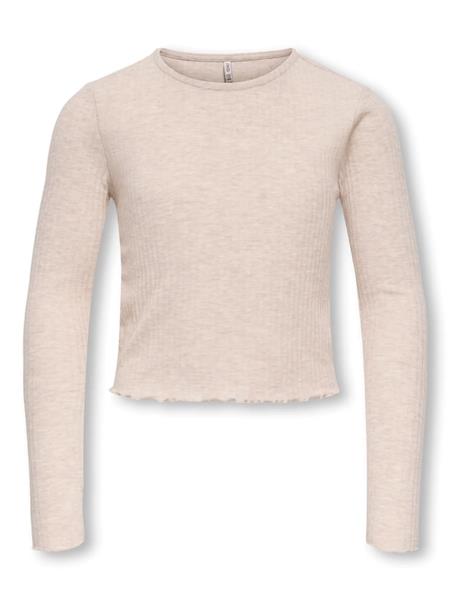 Only Mädchen Langarmshirt Rippshirt Geschenkidee KOGNELLA L/S O-NECK