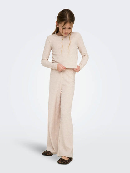 Only Mädchen Langarmshirt Rippshirt Geschenkidee KOGNELLA L/S O-NECK