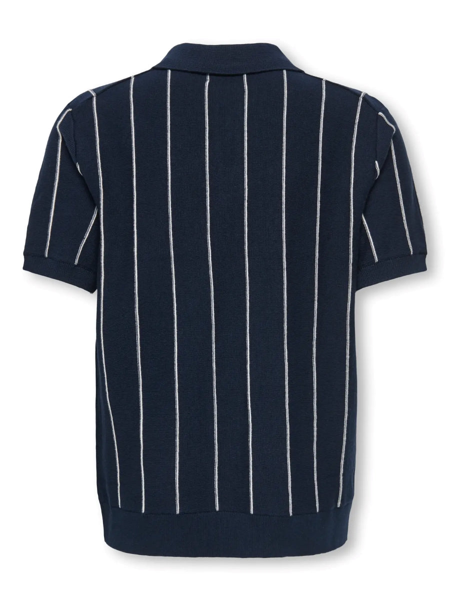 ONLY & SONS Jungen Strickpoloshirt OSJSAIM 22037680
