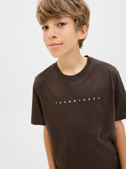 Jack & Jones Jungen T-Shirt Kurzarm Logo JJESTAR