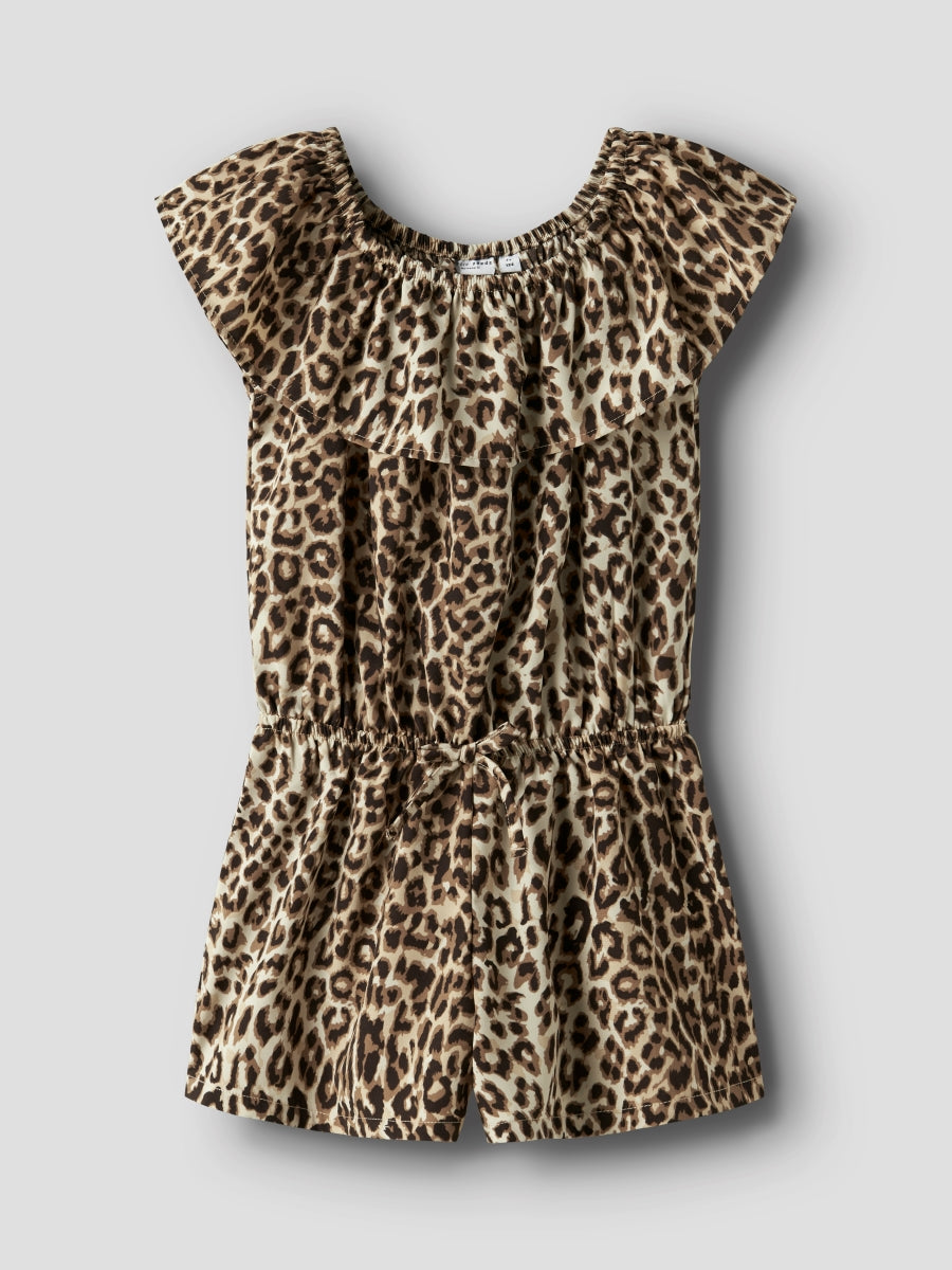 Name it Mädchen Jumpsuit Leopard NKFVINAYA 13215907