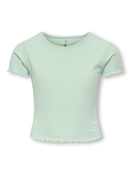 Only Mädchen T-Shirt Rippshirt Geschenkidee edel top KOGNELLA