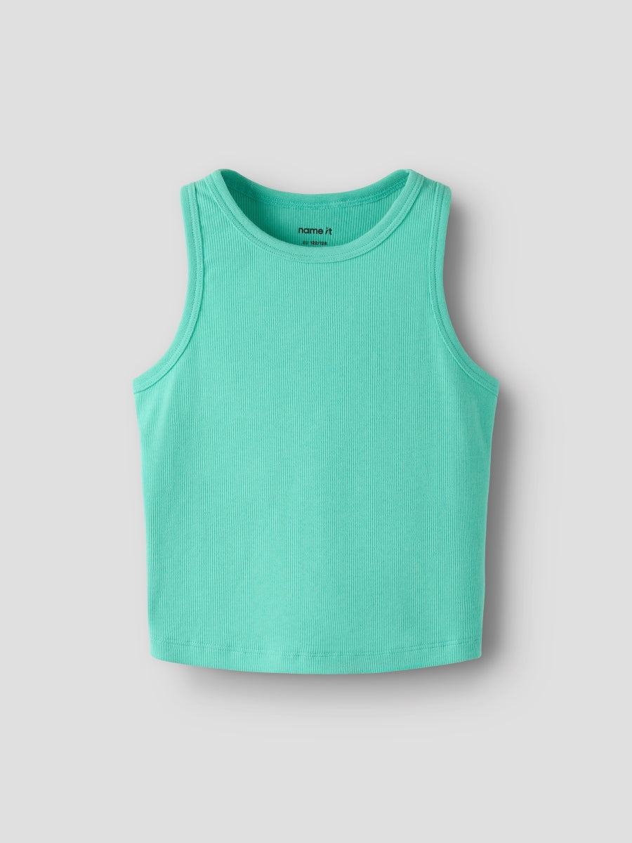Name it Mädchen Top Rippshirt SL SHORT TOP NKFNAKAL