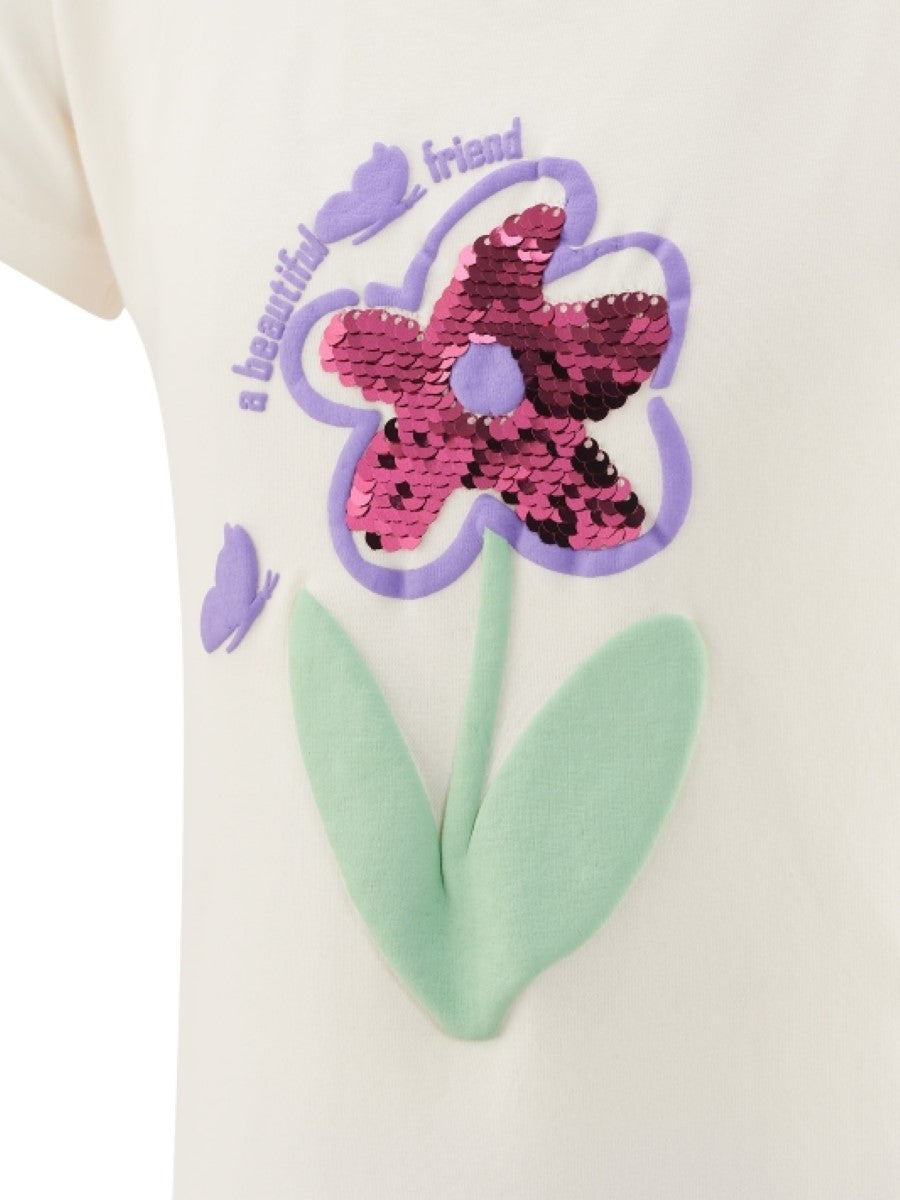 Happy Girls Mädchen Jersey Kleid Sommer Pailletten 961329