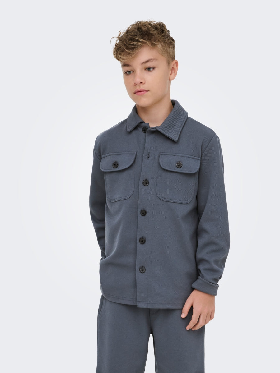 ONLY & SONS Jungen Blazer Hemdjacke OSJNEW 22033012