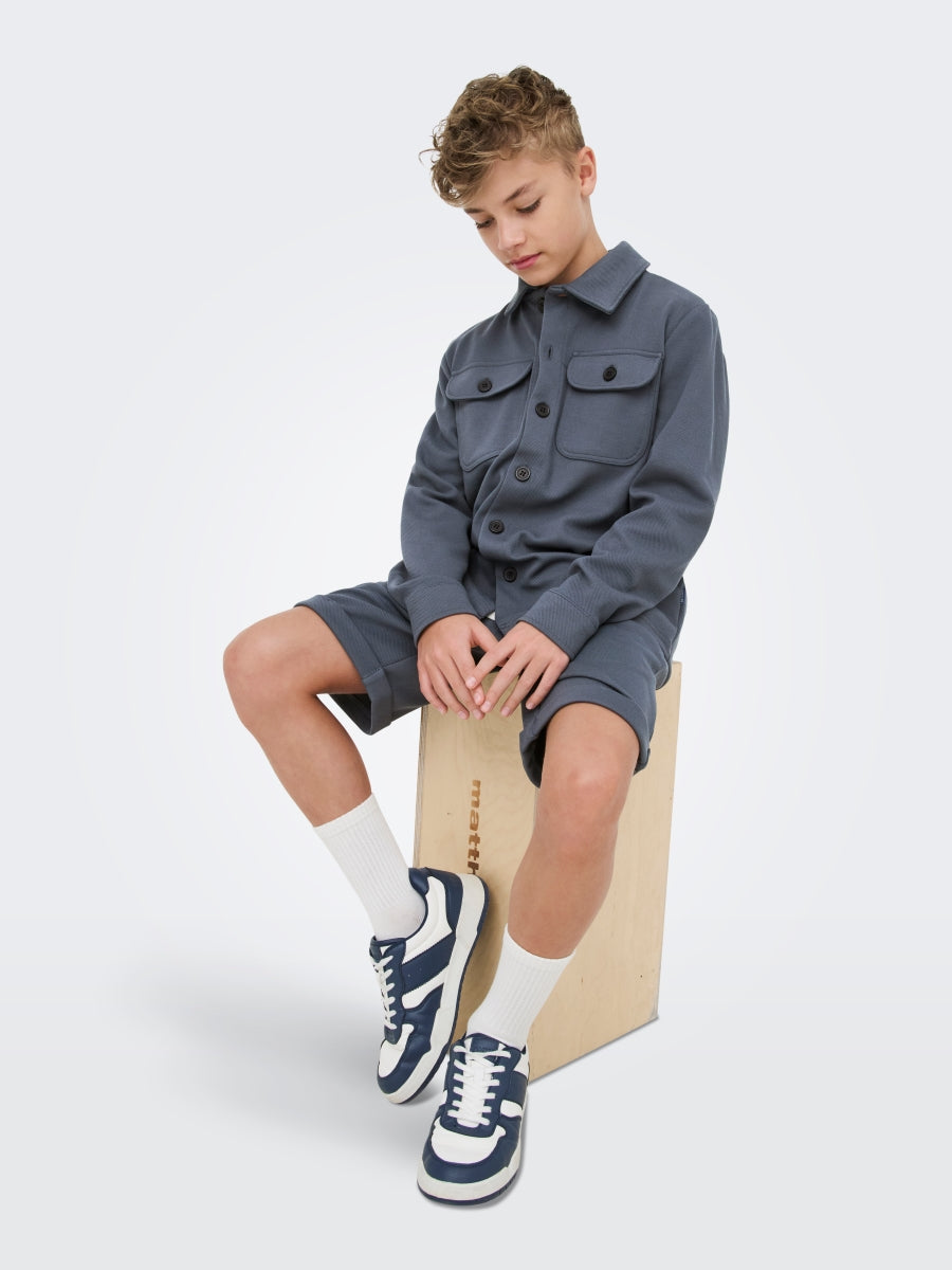 ONLY & SONS Jungen Blazer Hemdjacke OSJNEW 22033012