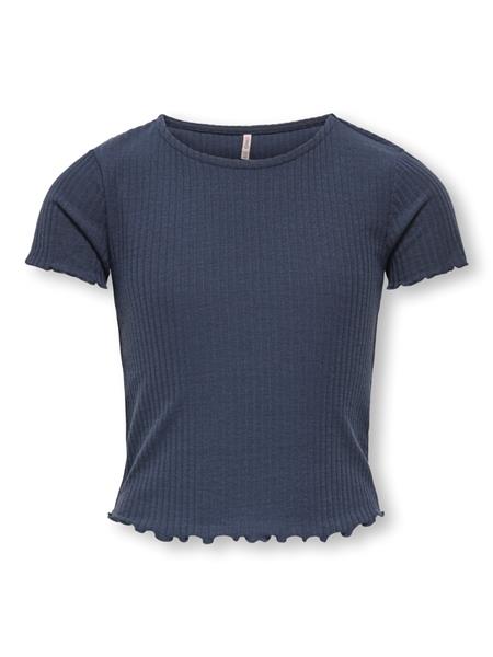 Only Mädchen T-Shirt Rippshirt Geschenkidee edel top KOGNELLA