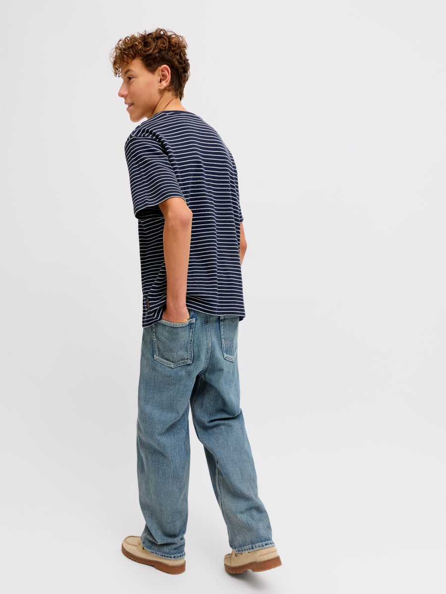 Jack & Jones Jungen Jeans Baggy weites Bein JJIALEX 12289295