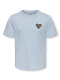 Only Mädchen T-Shirt LEO HEART KOGREXi 15374904