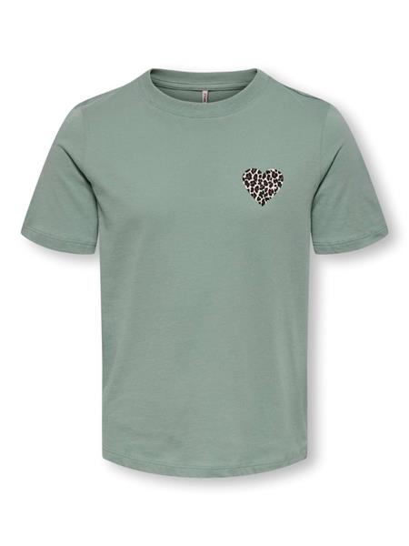 Only Mädchen T-Shirt LEO HEART KOGREXi 15374904