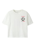 Name it Mädchen T-Shirt Fußball  NKFHANJA 13262733