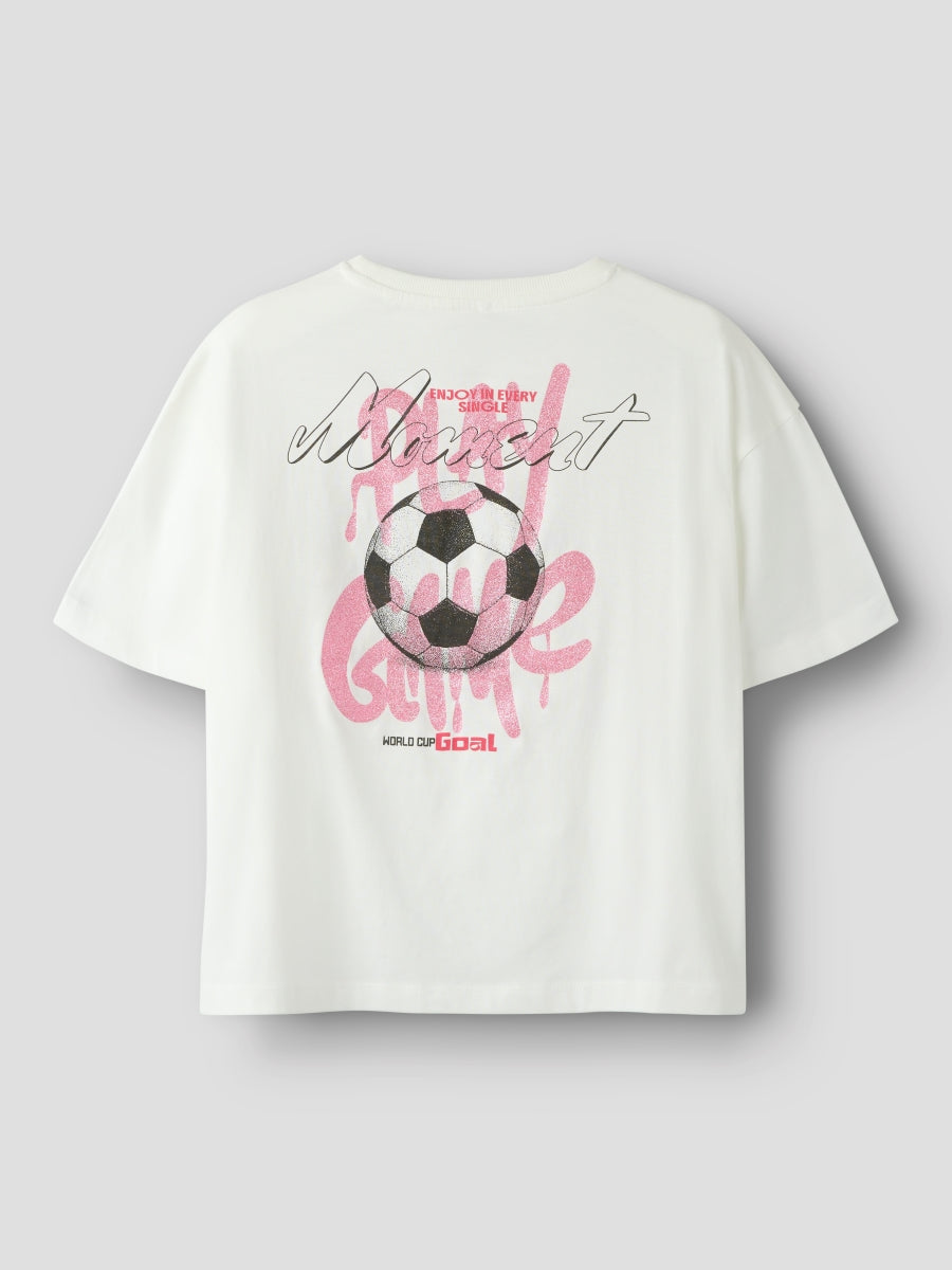 Name it Mädchen T-Shirt Fußball  NKFHANJA 13262733