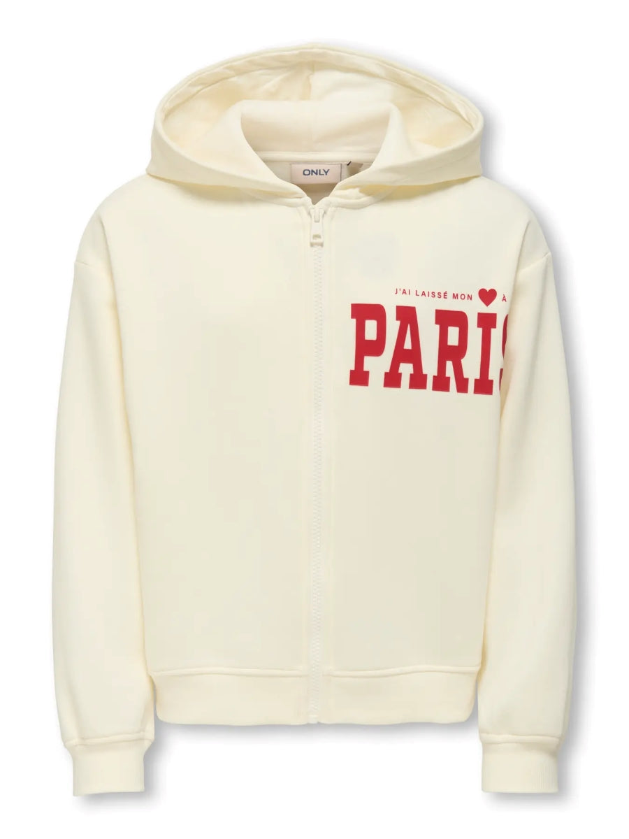 Only Mädchen Sweatjacke Hoodie KOGMARISA Paris 15361078