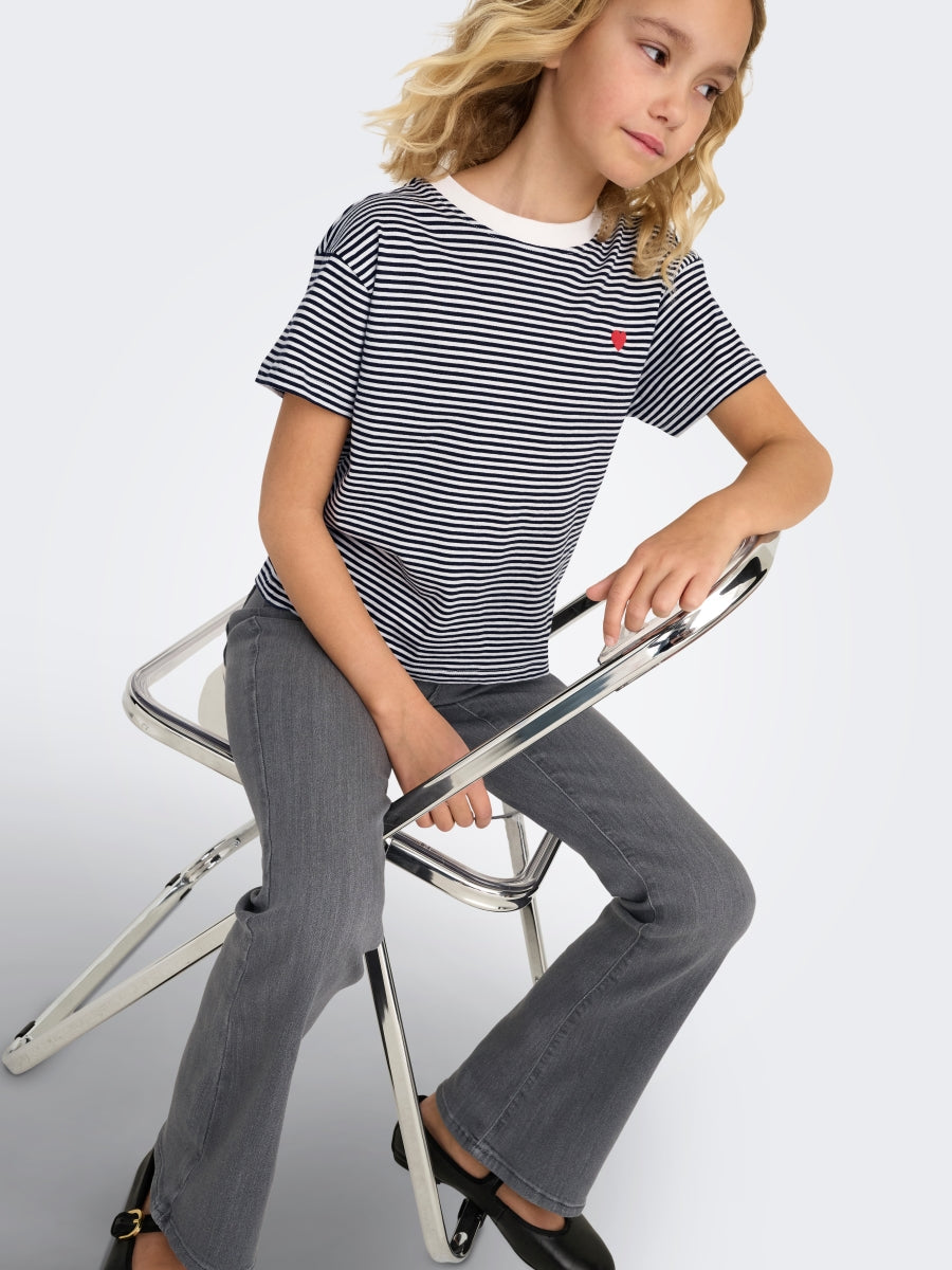 ONLY Mädchen Jeans Schlaghose KOGRAIN 15363656