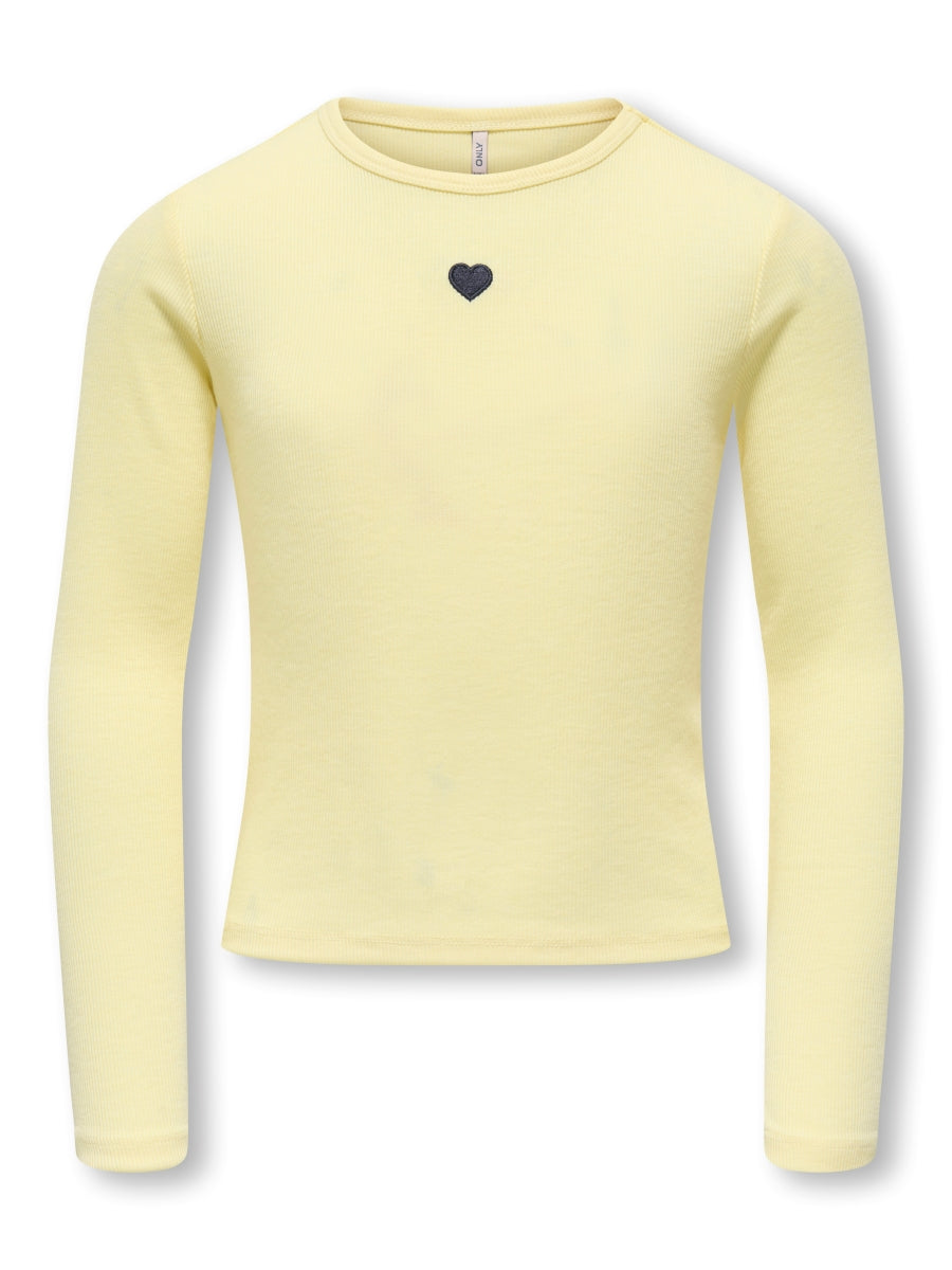 Only Mädchen Langarmshirt Rippshirt KOGELVA 15380016