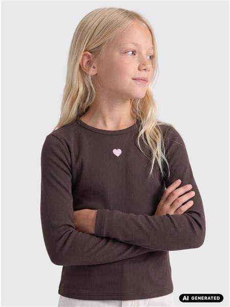 Only Mädchen Langarmshirt Rippshirt KOGELVA 15380016