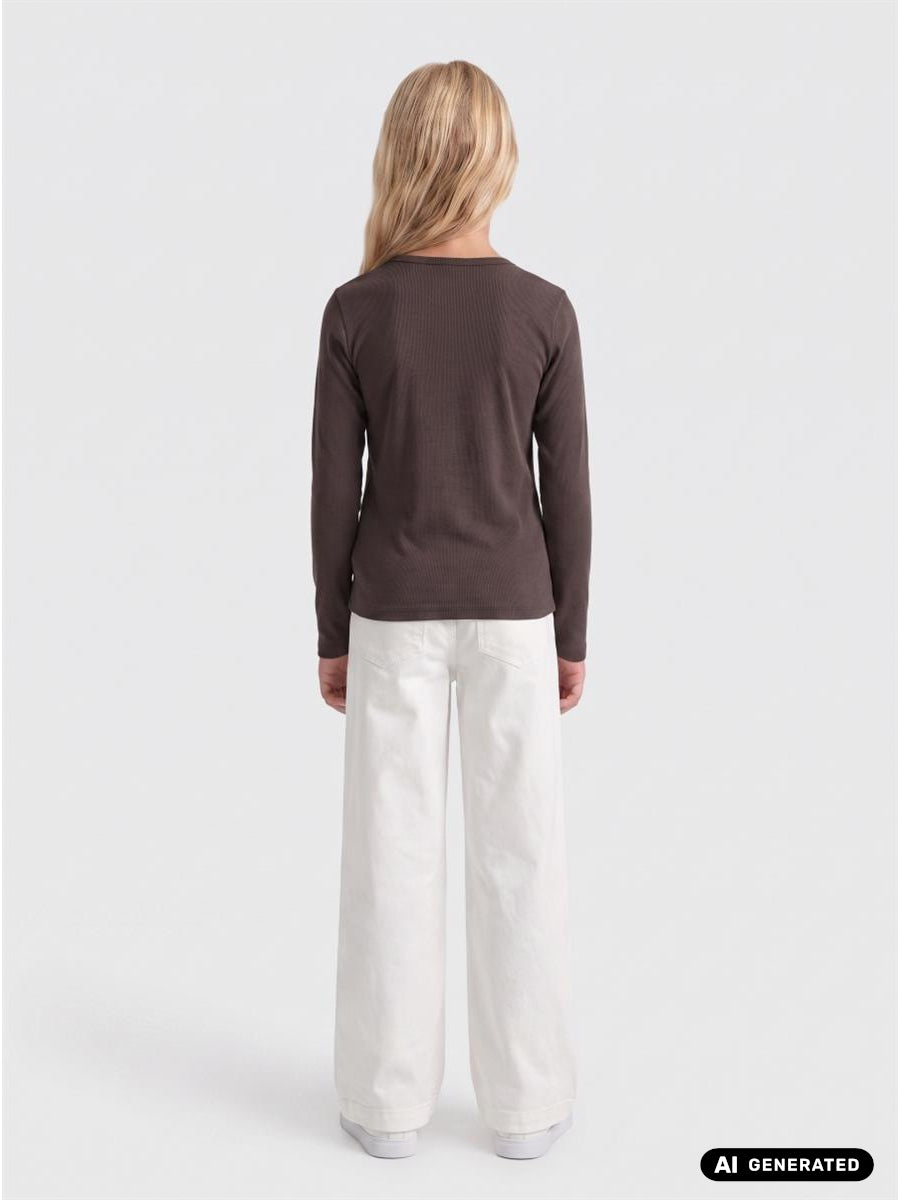 Only Mädchen Langarmshirt Rippshirt KOGELVA 15380016