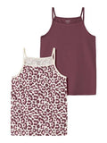 Name it Mädchen Unterhemd Top 2er Pack  NKFSTRAP Leo 13258441
