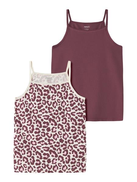 Name it Mädchen Unterhemd Top 2er Pack  NKFSTRAP Leo 13258441