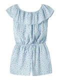 Name it Mädchen Jumpsuit Leopard NKFVINAYA 13215907 164  Ice Water/ 98% Polyester, 2% Elasthan