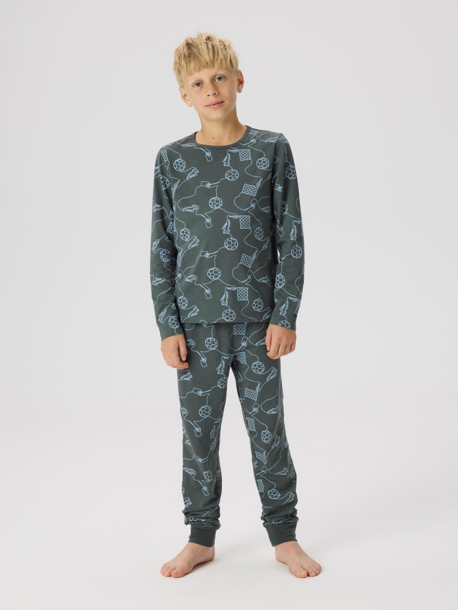 Name it Jungen Schlafanzug NKMNIGHTSET Fußball 13257782