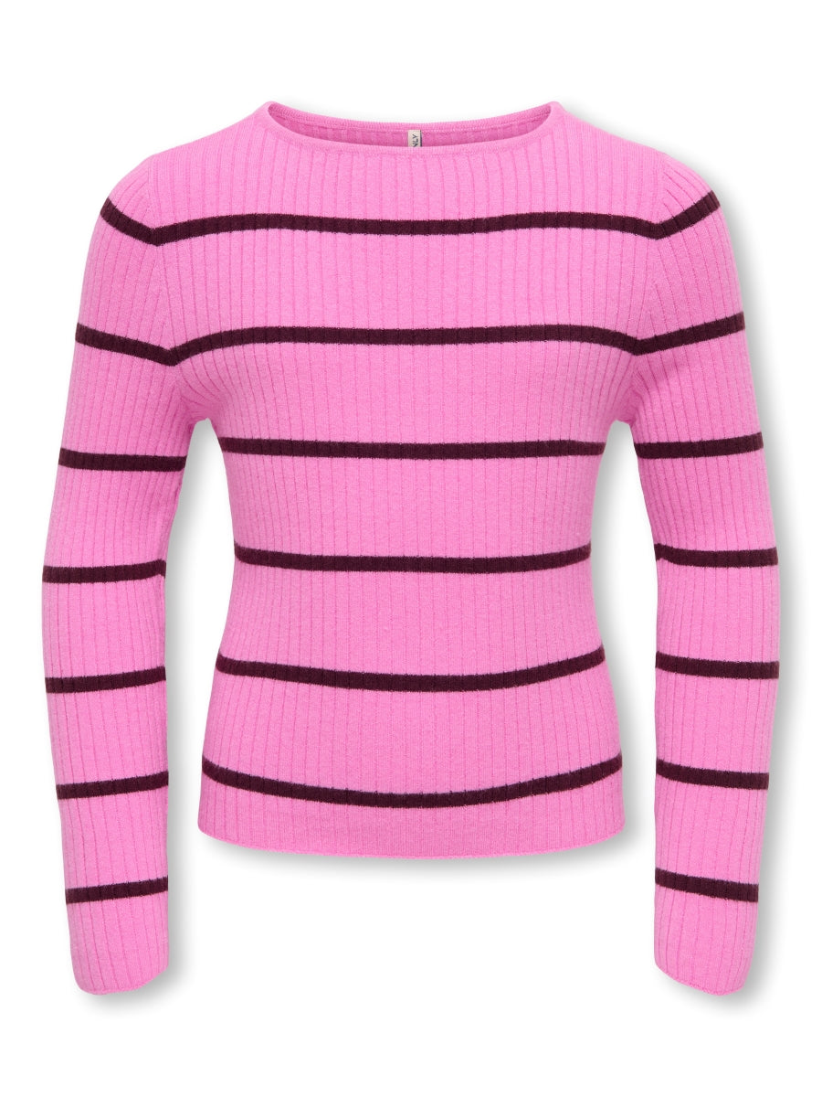 Only Mädchen Strickpulli Streifen KOGIBI 15356902