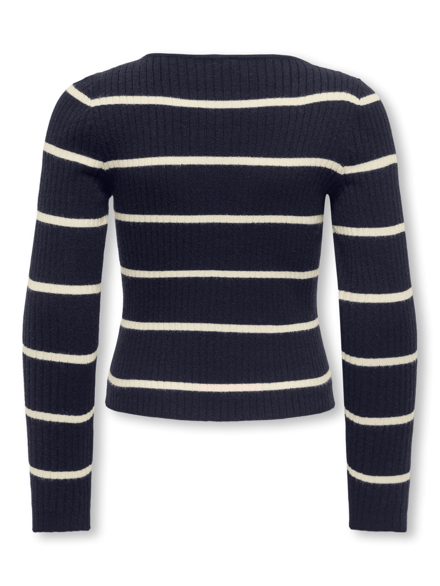Only Mädchen Strickpulli Streifen KOGIBI 15356902