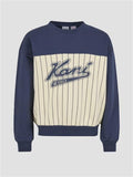 Karl Kani Junior Sweatshirt Varsity Pinstripe 16603
