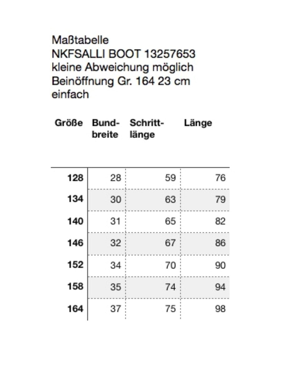 Name it Mädchen Jeans Wide leg NKFSALLI BOOT 13257653