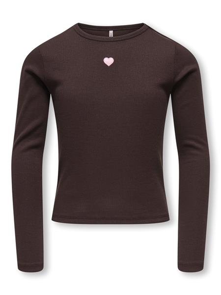 Only Mädchen Langarmshirt Rippshirt KOGELVA 15380016