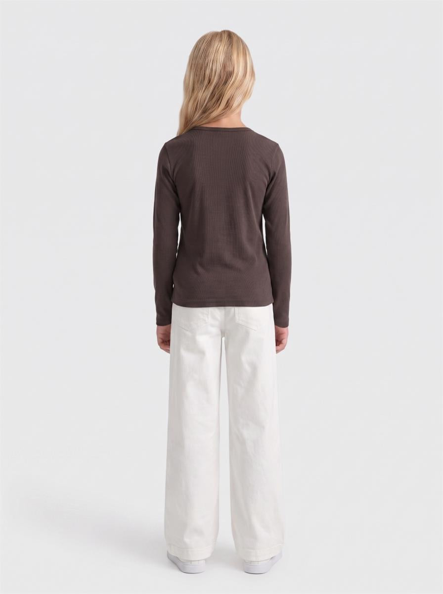 Only Mädchen Langarmshirt Rippshirt KOGELVA 15380016
