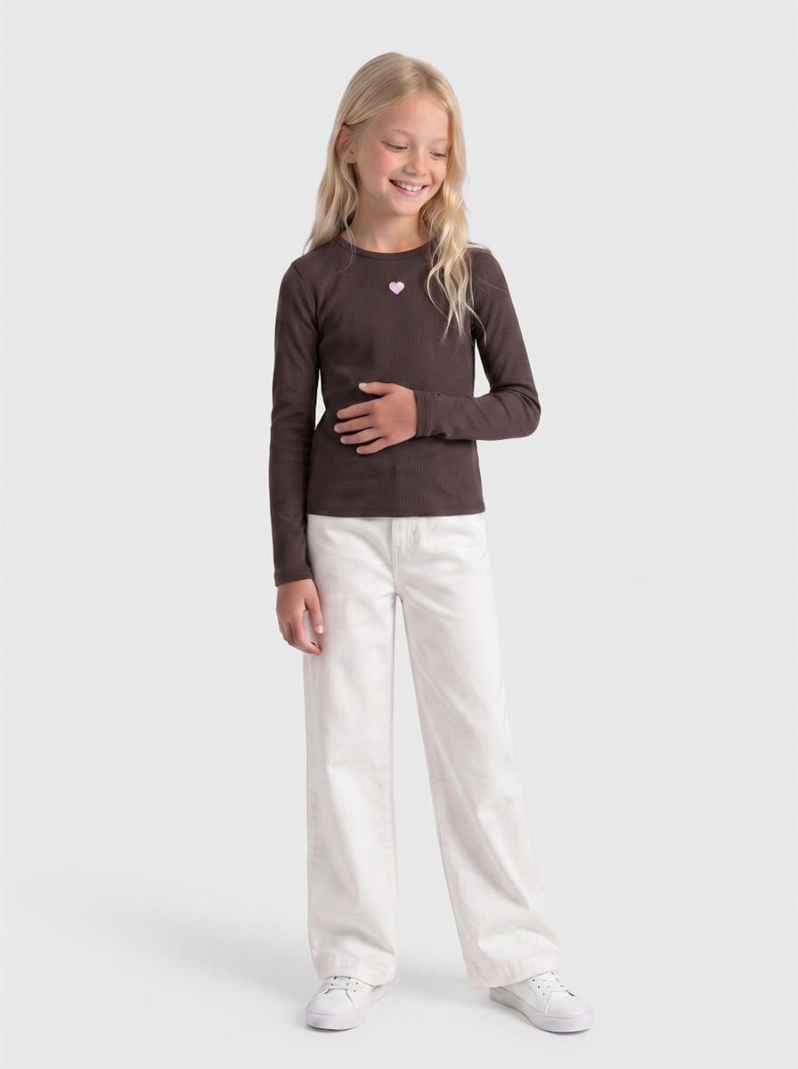 Only Mädchen Langarmshirt Rippshirt KOGELVA 15380016