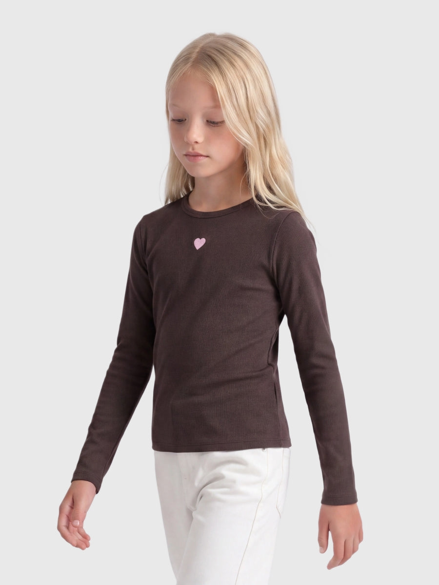 Only Mädchen Langarmshirt Rippshirt KOGELVA 15380016