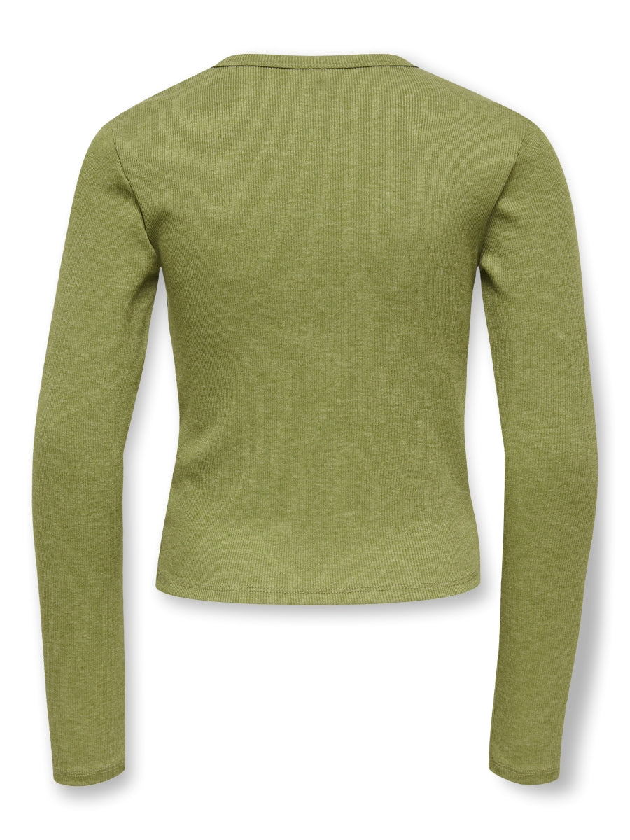 Only Mädchen Langarmshirt Rippshirt KOGELVA 15380016