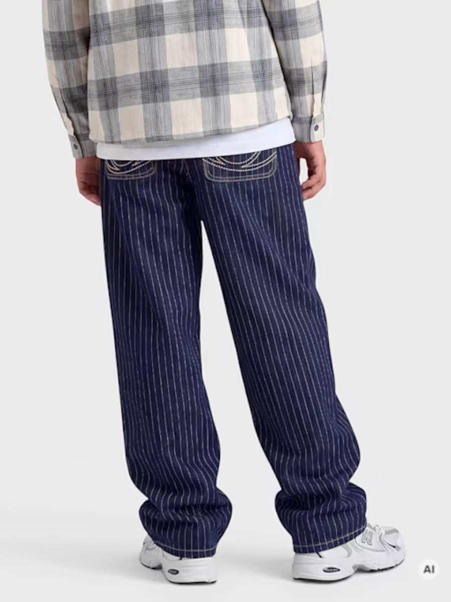 Karl Kani Jungen Baggy Jeans Pinestripe 16667