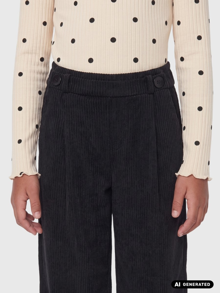 KIDS ONLY Mädchen Cordhose KOGGEGGO 15379409 146 Black/ 100% Polyester