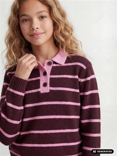 JJXX Mädchen Strickpolo JXRUBY 12307173